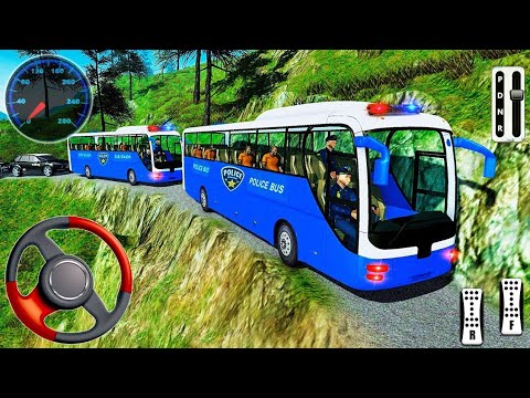 Prisoner Transport Bus Simulator 3D - Police Bus Service Duty - Android Gameplay