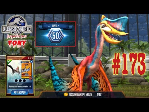 Jurassic World "Cap. 173 - Nivel 50, Evento potenciado... y Dsungaripterus al nivel 40" por Tony