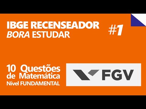 IBGE CENSUS TAKER :: 10 FGV QUESTIONS at the FUNDAMENTAL level :: Math MASTERCLASS :: IBGE 2022