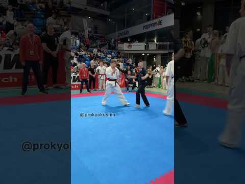 Finał U21 -90kg Wiktor Piecyk (Polska vel) - Girts Andrejevs (Łotwa) Kyokushin Karate Carpathia Cup