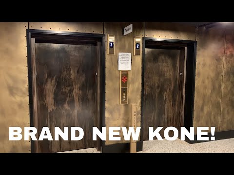 Amazing, BRAND NEW Kone EcoDisc (MRL) Traction Elevators - Bottleworks Hotel - Indianapolis, IN