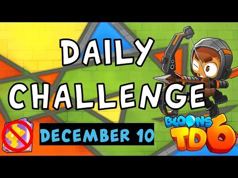 Bloons TD 6 Daily Challenge | Schrichel's Challenge | No MK No Powers | December 10 2022