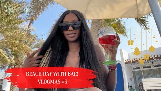 Chilling At Yas Beach Club Abu Dhabi - Vlogmas 003