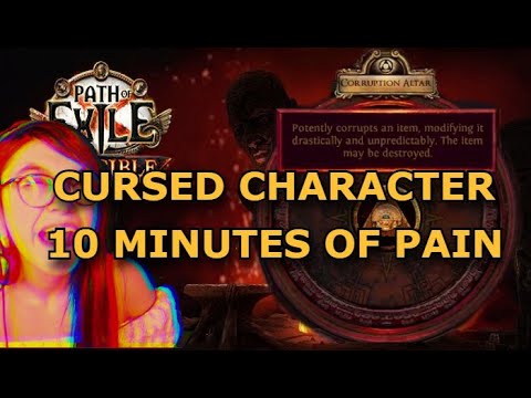 Cursed Character... 10 Minutes of Terrible RNG - Crucible Highlights #4 [POE]