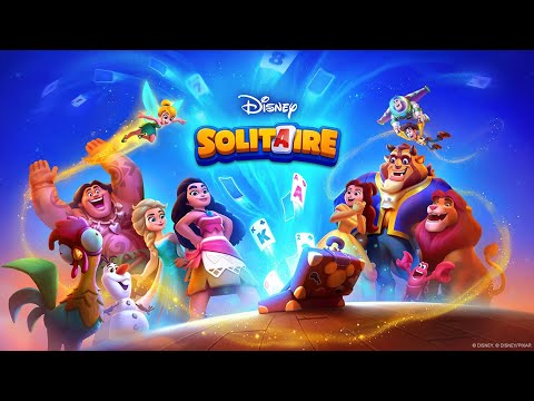 Disney Solitaire (SuperPlay) Gameplay Walkthrough - Beauty and the Beast (iOS / Android)