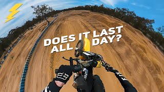 ELECTRIC DIRT BIKE vs. MOTOCROSS TRACK!