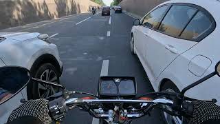 Day Ride on Canal Road Lahore | GoPro Hero10 Traffic Ride | 125cc Bike POV