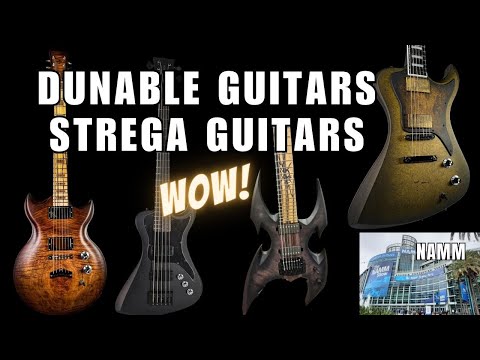 Dunable Guitars & Striga Guitars Booth NAMM 2023 Amazing Builds