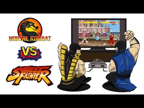 Street Fighter vs. Mortal Kombat -- The Most Epic Rivalry in Video Game History!