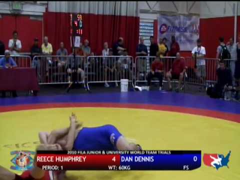 University Freestyle Challenge Tournament Final 60kg - Dan Dennis vs. Reece Humphrey