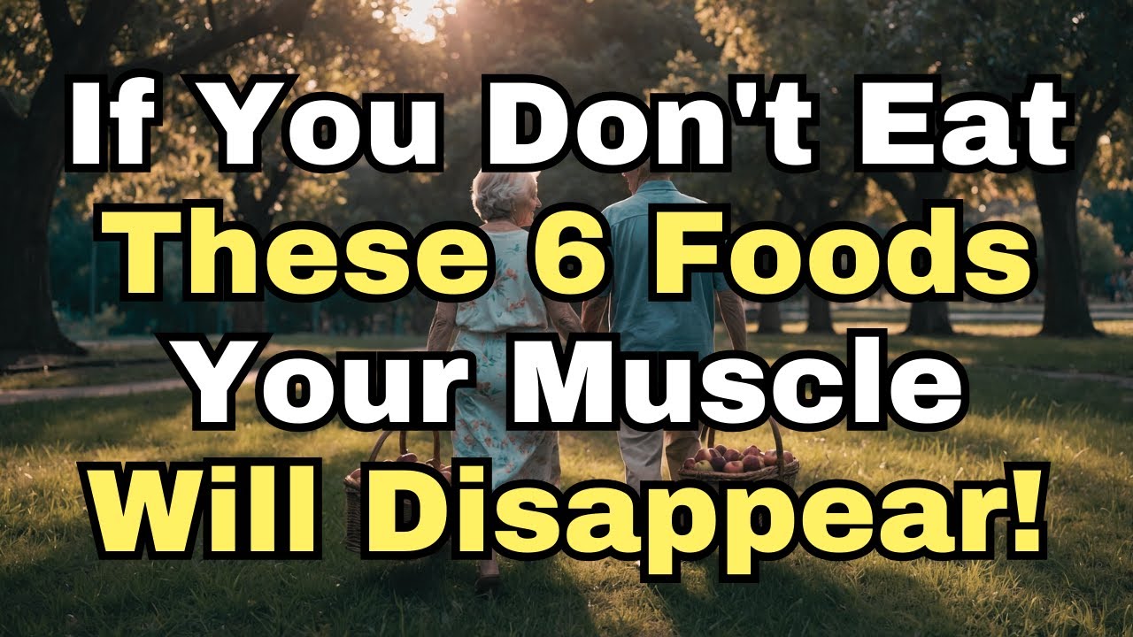 ALERT! Your Muscles Will Rapidly Weaken and Disappear! Seniors MUST Eat These 6 Foods Now!
