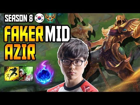 SKT T1 FAKER AZIR MID - S8 KOREA CHALLENGER
