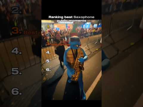 Ranking best Saxophone public moments #tiktok #saxophone #music #public