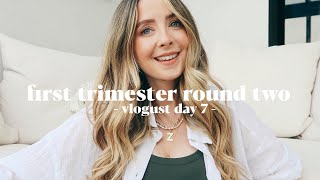 First Trimester In Second Pregnancy, Garden Center & Bouncy Castle Fun | Vlogust Day 7