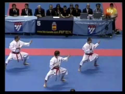 European Championship Karate for Regions - Final Male Team Kata - Suparimpei