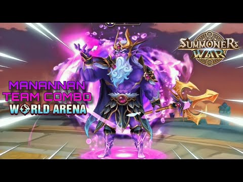 Manannan Team Combo in World Arena Ep. 3 - Summoners War