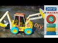 Diy JCB At Home From Matchbox How To Make Mini JCB Tractors Project Homemade Video Diy