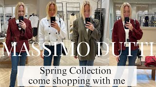 MASSIMO DUTTI SHOPPING HAUL TRY ON SPRING COLLECTION | COME SHOPPING WITH ME TO MASSIMO DUTTI