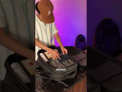 Packing stress? Gone. #travelhacks #minimal