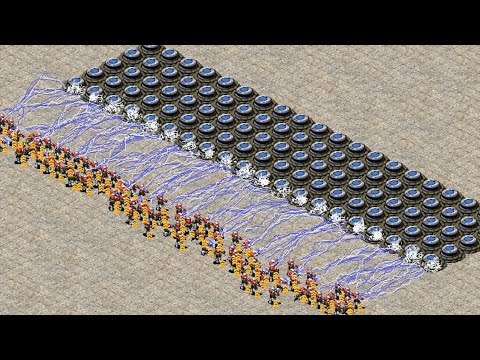 Tesla Troopers vs Pillbox - Same Cost - Red Alert 2