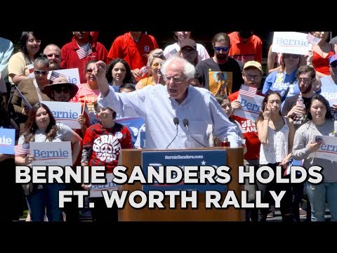 Sen. Bernie Sanders holds rally in Ft. Worth