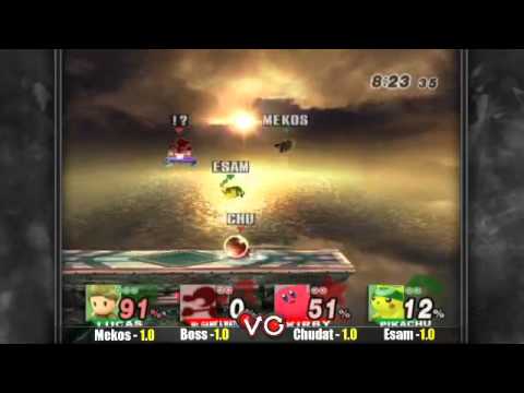Xanadu GF - Chu (Kirby) & Boss (GW) Vs. Esam (Pika) & Mekos (Lucas) - SSBB