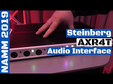 NAMM 2019: Steinberg AXR4T Thunderbold 2 Audio Interface First Look | SYNTH ANATOMY
