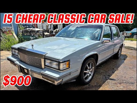 15 Classic Cars to Buy – Priced at $900 to $8,300