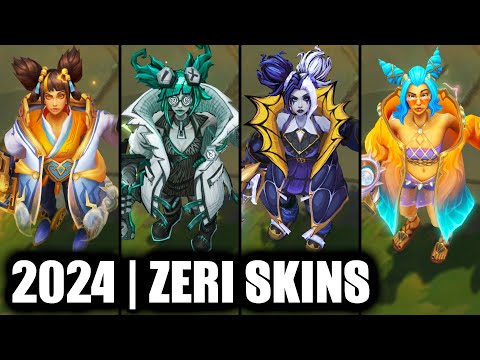 ALL ZERI SKINS SPOTLIGHT 2024 | League of Legends