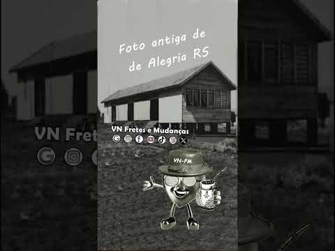 ANTIGA CONSTRUÇÃO do município Alegria RS. VN Fretes e Mudanças 🚛