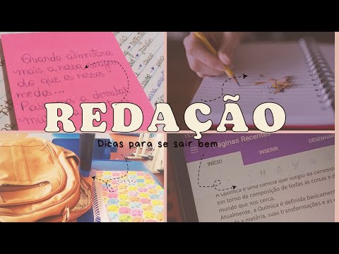 Dicas para você se sair bem na Redação📒