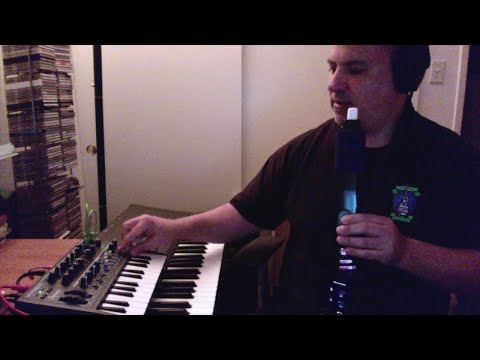 Fun with the MicroBrute sequencer on an EWI