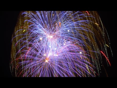 Feuerwerk bei der Moto Cross Mega Party in Rudersberg 2024