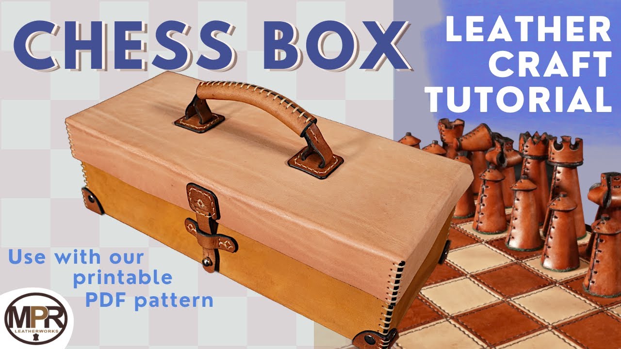 How to make a leather Chess Box - MPR Leatherworks
