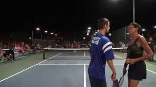 Puppet Master in Nationals Mixed Doubles Pickleball Final