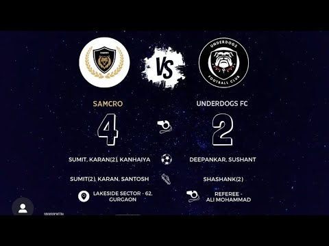 HoF Seasons. League Game 8. Samcro v Underdogs 4-2