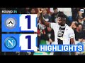 UDINESE-NAPOLI 1-1 | HIGHLIGHTS | Success rescues late draw for Udinese | Serie A 2023/24