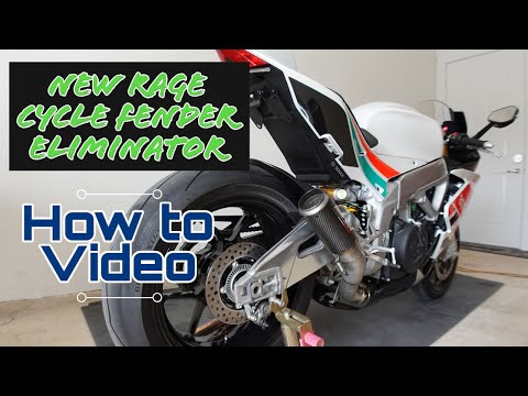 Aprilia RSV4 NRC fender eliminator install