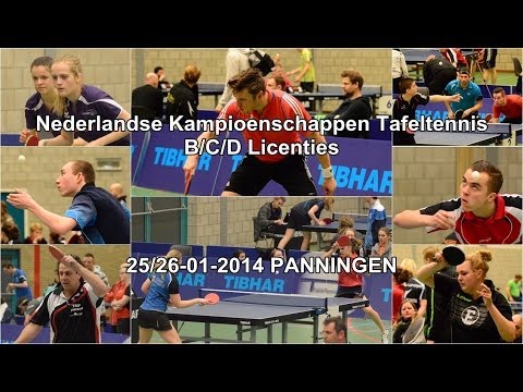 TMC: NK Tafeltennis B/C/D Panningen 25/26-01-2014