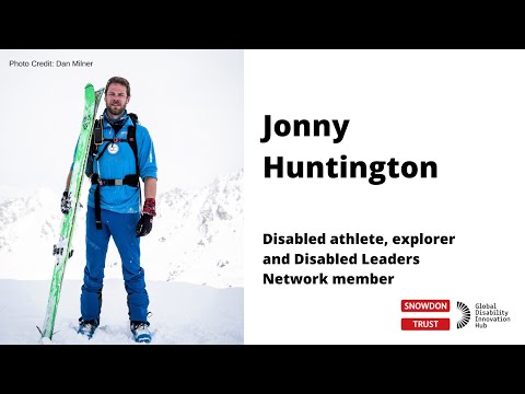 Q & A with Jonny Huntington - Disabled Leaders Network member and Disabled Athlete and Explorer