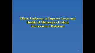 2023 0615 MN Critical Infrastructure Efforts Presentation