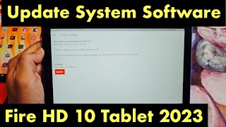 Amazon Fire HD 10 Tablet 2023: How to Update System Software