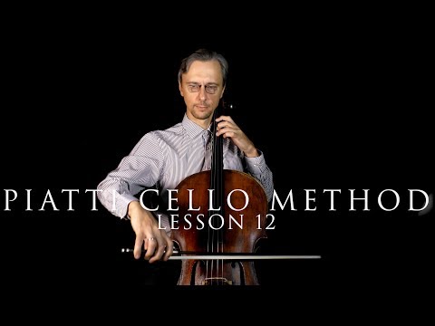 A.Piatti Cello Method Lesson 12 | Exercises on Different Bowings
