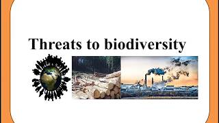 Threats to biodiversity