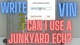 How To Program a Junkyard Engine Computer | Write VIN | Used ECU
