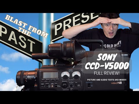 Sony CCD-V5000 Hi-8 Pro Camcorder Blast from the Past!