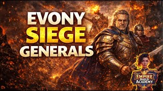 Best Siege General for the F2P on Evony
