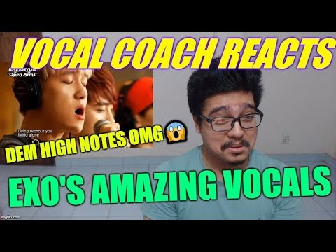 Vocal Coach reacts to EXO'S AMAZING VOCALS