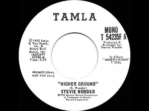1973 Stevie Wonder - Higher Ground (mono radio promo 45)