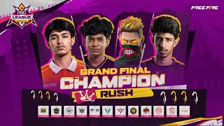 [🔴LIVE] PRO LEAGUE GATEWAY S4 | GRAND FINAL - CHAMPION RUSH | FREE FIRE @raadvaiyt829 @Blade_On_Top 